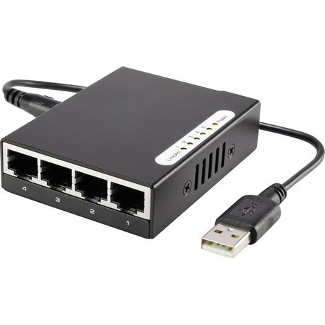 Switch réseau Renkforce RF-4451433 5 ports 100 MBit/s alimentation USB W626991 (1/5)