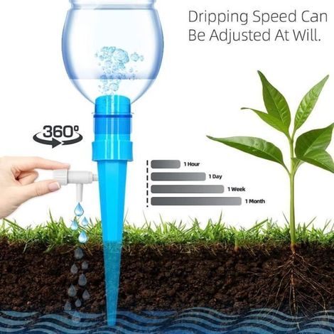 Système d'arrosage - - Arrosage Goutte à Goutte Bouteille - Irrigation Réglable - Valve Enfichable (1/3)