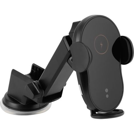 Support de charge sans fil pour voiture, support de téléphone 15 W, station de charge rapide, interface USB-C, capteur infrarouge (1/5)