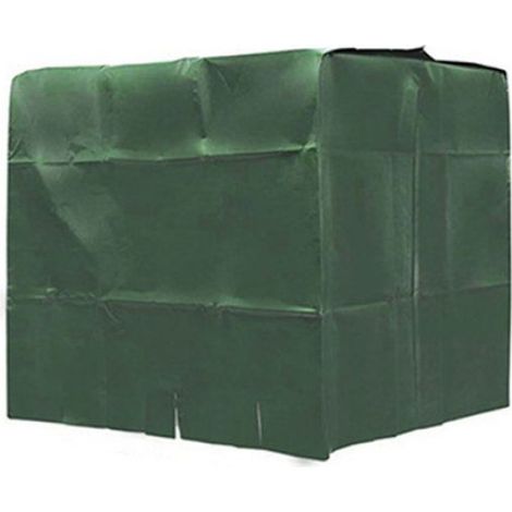 Sonew Couvercle de réservoir d’eau IBC Couvercle de réservoir d'eau verte en tissu Oxford, housse de protection piscine jardin (1/5)