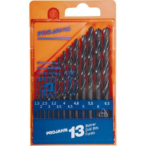 Projahn Kunststoffkassette HSS 13-tlg. 1,5-6,5/0,5 + 3,2 +4,8 (1/5)