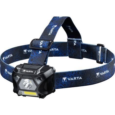 Varta – Lampe frontale 150 lumens – Détection de mouvement – Étanche IPX4 – Zone d'éclairage réglable – Fixation mains libres (1/10)