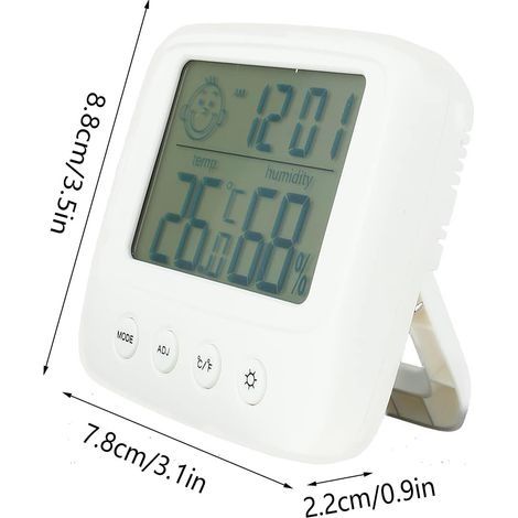 Umweltfreundliches LCD-Babyzimmerthermometer aus ABS-Kunststoff (1/3)