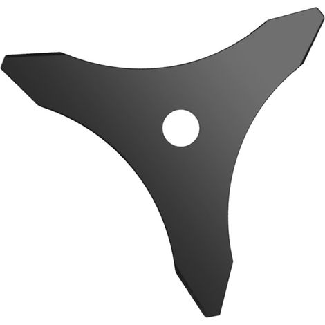 Lame de débroussailleuse en acier au manganèse 3T - Accessoires pour tondeuses et coupe-bordures de jardin (1/5)