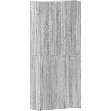 Maison Exclusive - Mobile per scarpe Grigio 80 x 35.5 x 180 cm Legno multistrato