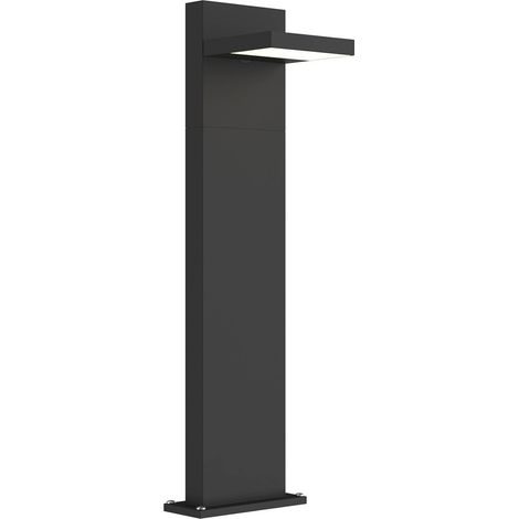 Lucande Lámpara LED para exterior 'Silvan' en Negro de Aluminio
