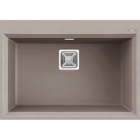 Lavello Elleci Incasso 1 vasca 70x50 Karisma 120 Granitek Grigio Tortora LGK12043 (1/2)