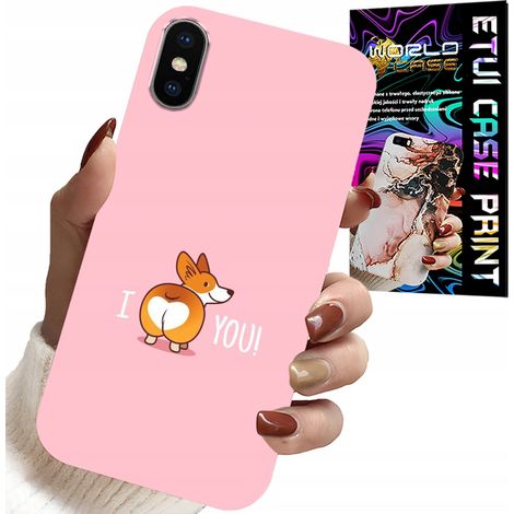 Custodia per iPhone XS MAX - motivi divertenti I love YOU cuccia per cani (1/5)