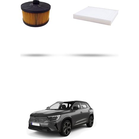 Kit tagliando 2 filtri compatibile con Renault Austral 1.2 E-TECH 200 Hybrid 146Kw dal 2022 (1/5)