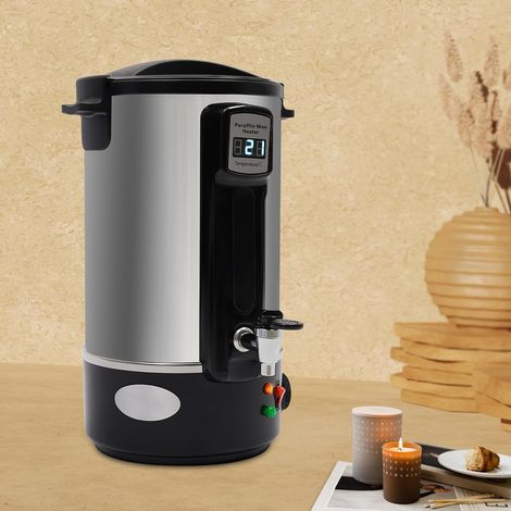 12L Pot de Fusion Cire Bougie Électrique Grande Capacité Pot de Fusion Cire Bougie avec Interrupteur Rotatif Fondeur de Cire pour Acier inoxydable pour la Fabrication de Bougies (1/5)