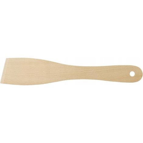 Spatola da cucina, spatola obliqua in legno per girare carne e frittelle, 23 cm, in legno.