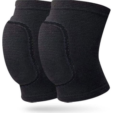 Set of 2 unisex elastic dance knee pads for sports, children and adults, for dance, football, jogging, yoga. M (1/5)
