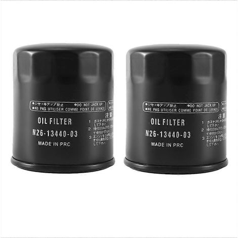 2 pièces pour Yamaha VF200 VF225 VF250, éléments de filtre à huile neufs pour moteurs hors-bord, N26-13440-03-00 / N26-1 (1/4)
