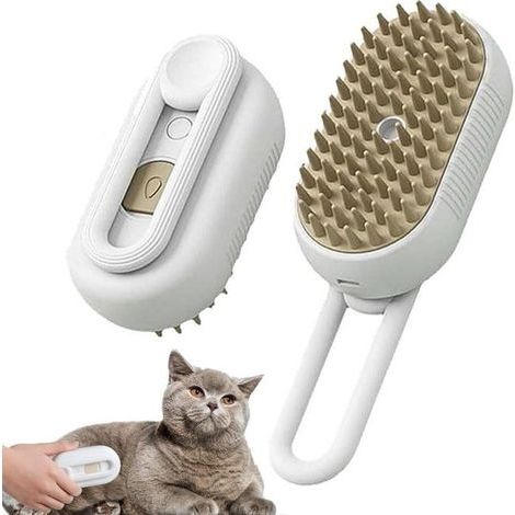 3-in-1 Tierfellbürste, Sprühmassagebürste für Haustiere (1/4)