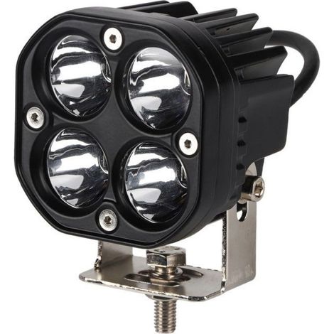Feu de route carré universel à LED 40 W pour voiture, éclairage auxiliaire, feux de jour (1/5)