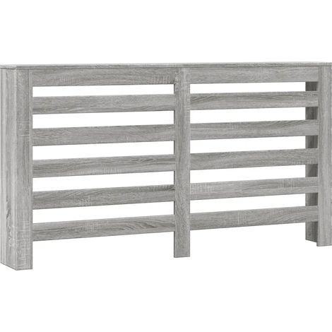 Cache-radiateur moderne design pratique et spacieux 149 x 20 x 82 cm en bois d'ingénierie sonoma gris (1/5)