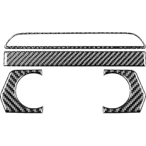 Véritable fibre de carbone pour CX9 CX-9 2016-2022 Garniture de panneau de commande de climatisation de console centrale Accessoires intérieurs (1/5)