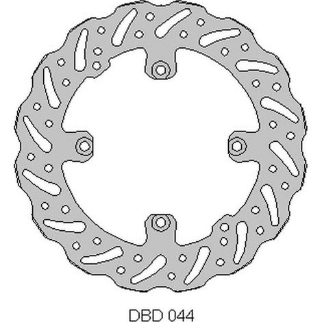 DISCO DE FRENO DELANTERO DELTA BRAKING BETA 250 RR '05-12, 525 RR '05-12, ONDULADO (260X120,3X4MM) (4X8,5MM) (NG1263)