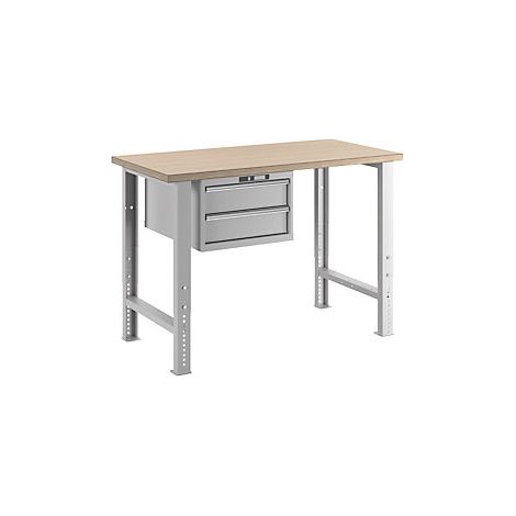 Banco de trabajo en sistema modular  altura 740 - 1090 mm 