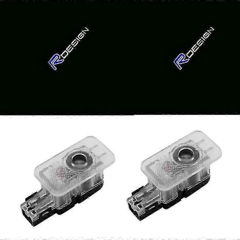 pièces Volvo Lumire de Bienvenue de Porte de Voiture, LED Projection Logo de Voiture Lumière, Voiture Bienvenue Logo Lumire, Feux de Bienvenue (1/4)