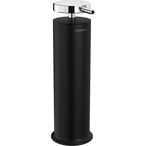 COSMIC Geyser porte-savon liquide distributeur de savon noir mat (185ML)