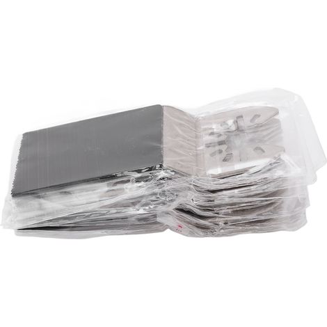 Kit de 10 lames de scie oscillantes 34 mm pour outil multifonction à dégagement rapide, idéal pour le bois et le plastique. (1/5)