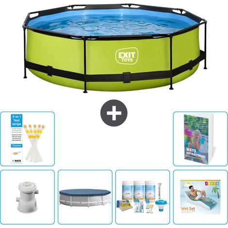 Exit Pool Rund - 300x76 cm - 7-teilig S335