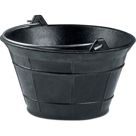 SEAU EN CAOUTCHOUC MAÇON ITALIEN - 10 L