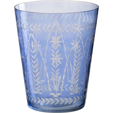 Vase en Verre "Tarifa" 23cm Bleu