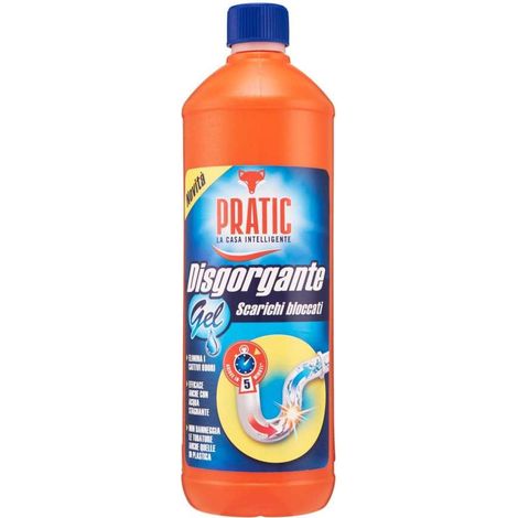 Disgorgante Pratic Gel per Scarichi Bloccati - 1000 ml (1/5)