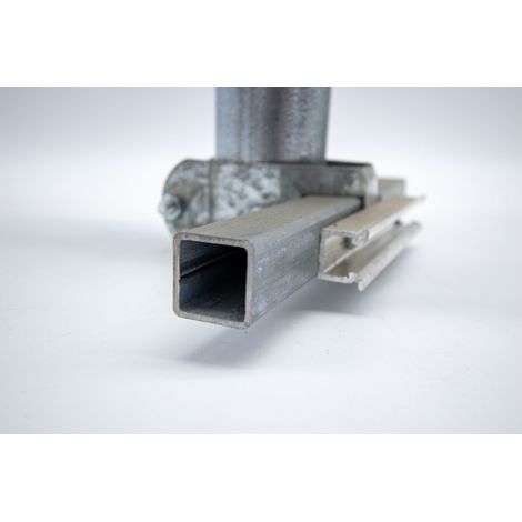 Tube brut panne carrée - Long 0.50 m, Lot de 2, Dimensions 30 x 30 mm