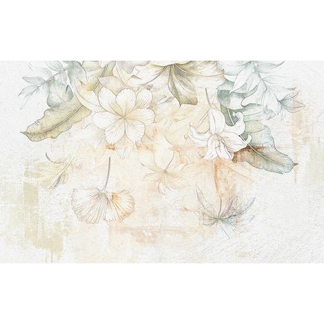 Papier peint panoramique - Fleurs - 130 cm x 81 cm (1/2)