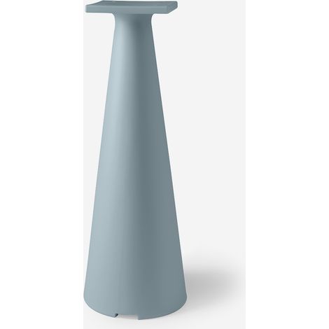 Gamba tavolo bar 110 cm in polietilene arredo indoor e outdoor Tiffany - Blu