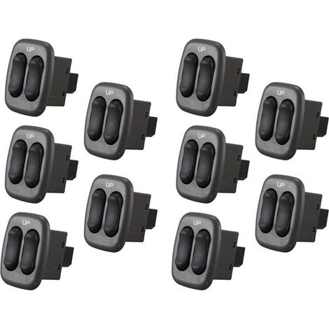 Para 10 interruptores de elevalunas eléctricos nuevos, compatibles con modelos Atos de 1998 a 2002, número de pieza 93570-02000