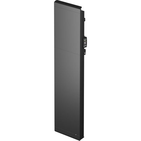 Radiateur à inertie double corps de chauffe NOIROT Radiasoft vertical 1500W anthracite connecté (1/5)