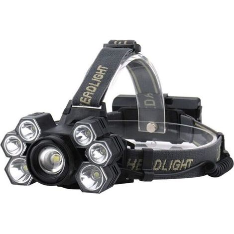 Lampe frontale, phare LED lampe frontale étanche lampe de camping randonnée lumière de pêche