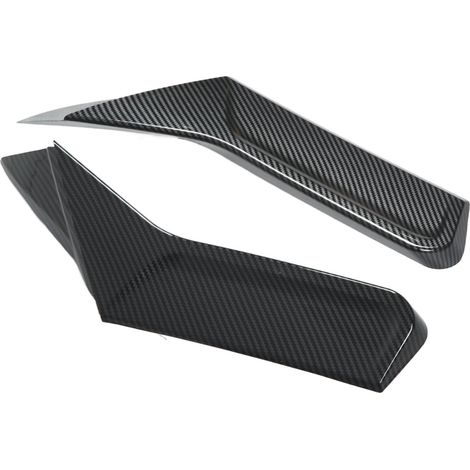 baguettes de finition latérales de lunette arrière style fibre de carbone (paire) pour MK8 VIII R GTD 2020+ (1/5)
