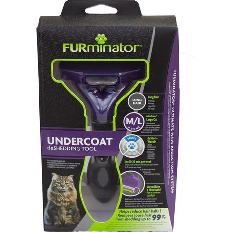 FURminator für kurzhaarige, mittelgroße bis große Katzen, Kurzhaar, M/L Groß (1/5)