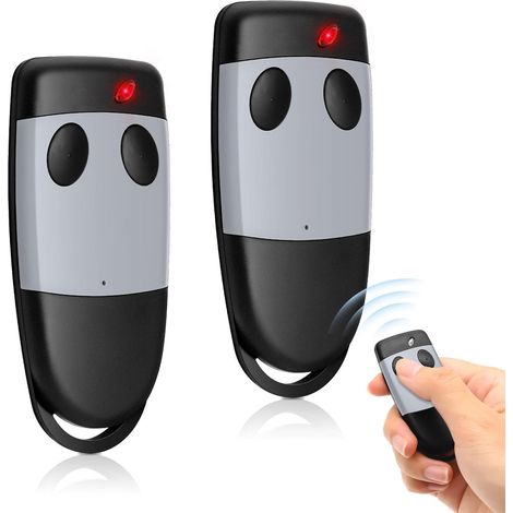 Télécommande de porte de garage à 2 boutons en 2 parties, compatible avec Cardin S449 QZ1 et S449 QZ2 (1/4)