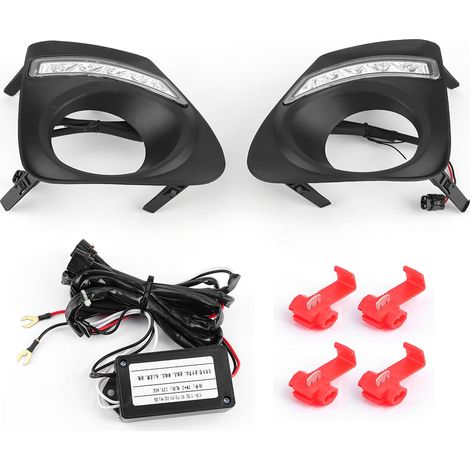Feu de jour LED DRL haute luminosité compatible Toyota Corolla Altis 2010-2013 (1/5)