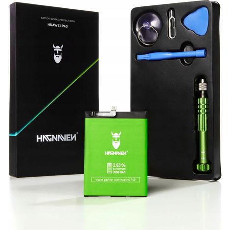 Batteria originale Hagnaven per Huawei P40 - 3900 mAh + kit di strumenti (1/2)