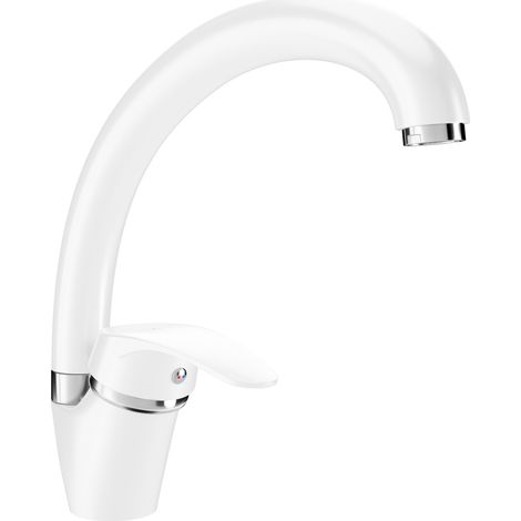Mexen Rosa rubinetto da cucina, bianco - 670800-20 (1/2)