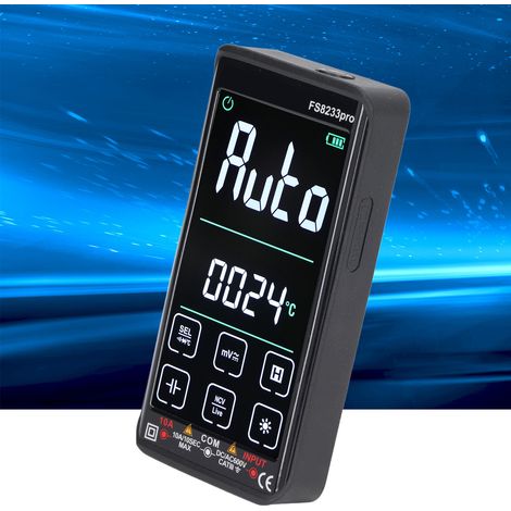 FS8233pro Smart Touchscreen Digitalmultimeter, hochpräzises Multimeter, digitales Messgerät für elektrische Messinstrumente, Voltmeter und Amperemeter (1/5)