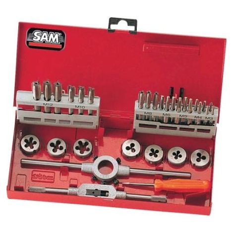 Coffret de tarauds et filieres - 31 pieces SAM - CTF31