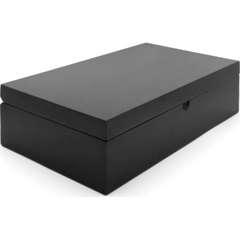 Universal - Coffret à thé noir avec 6 boîtes à thé et cuillère (1/3)