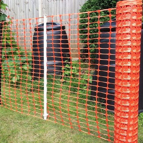 Markierungsnetz BARRIER.NET, orange, Kunststoff, 1 m, L-30 m, UV, HDPE, zur Abgrenzung von Baustellen und Grundstücken