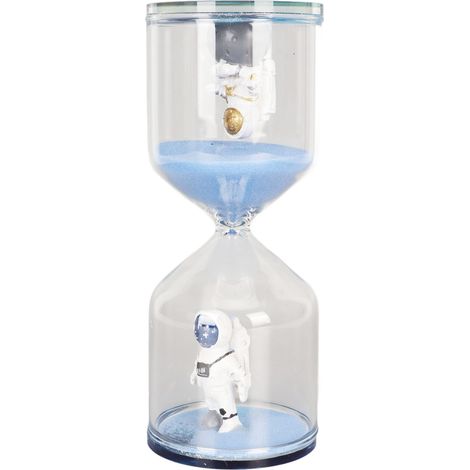 Sablier de 30 minutes, horloge à sable décorative sur le thème des astronautes, idéale pour les études et la cuisine.