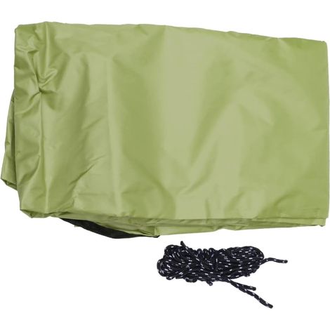 Mètres Triangle Bâche De Camping Tente Canopy Multifonctionnelle Protection Solaire Et Pluie pour Activités Extérieures Couleur Verte (1/5)