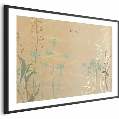Poster – Vogel auf der Wiese (1/4)