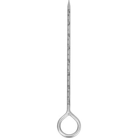 10-inch soil sampling probe, circular handle, easy to use, portable stainless steel for plants, garden and farm (1/5)